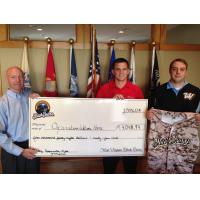 West Virginia Black Bears Present Check to Operation Welcome Home