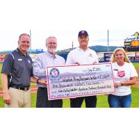 Spokane Indians Present Check to Salvation Army