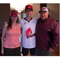 Moose Jaw Warriors Signee Jakin Smallwood and Parents