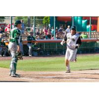 Green Bay Bullfrogs Catcher Colton Onstott Comes in to Score