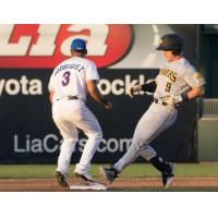JC Rodriguez of the Rockland Boulders vs. the Sussex County Miners