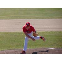 Geneva Red Wings on the mound