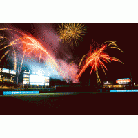 Fireworks at Dell Diamond, home of the Round Rock Express