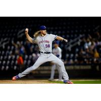 Noah Syndergaard pitched a perfect inning in a Major League rehab assignment with the Syracuse Mets Wednesday
