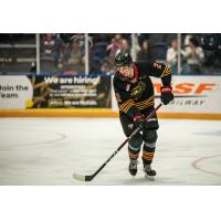 Vancouver Giants' Colton Alain on the ice